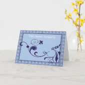 Carte Sympathique la plus profonde (Fleur jaune)