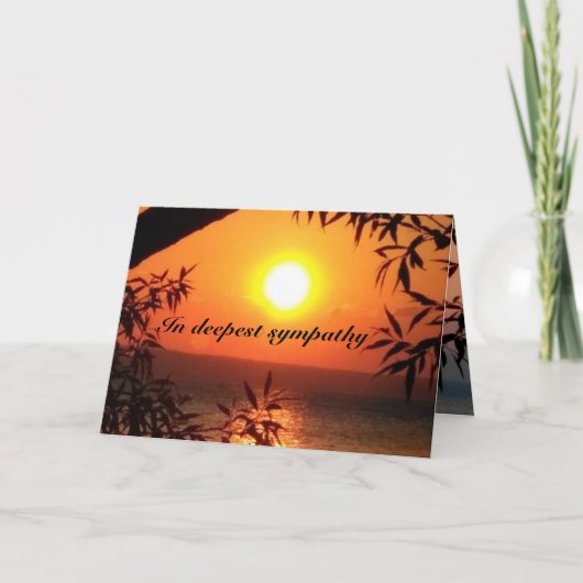 Carte SYMPATHIQUE LA PLUS PROFONDE (Devant)