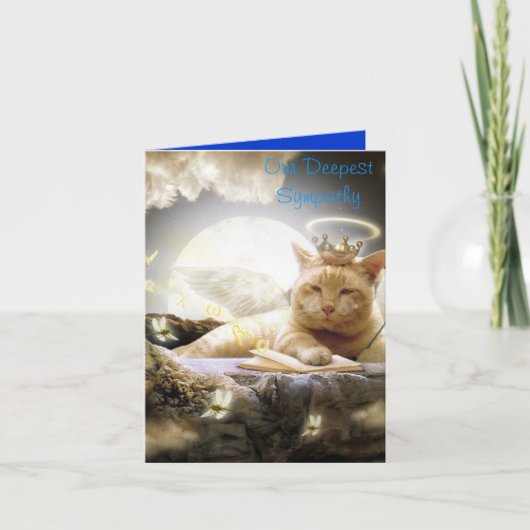 Carte Sympathy Cat (Devant)