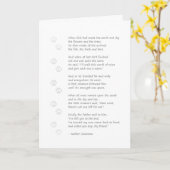 Carte Sympathy - Dog Poem Front - Voir la description (Fleur jaune)