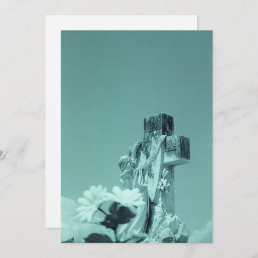 Carte Sympathy en souvenir (Devant / Derrière)