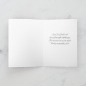 Carte Sympathy Ex Mari Chandelle et Rose (Intérieur)