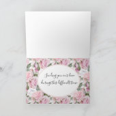 Carte Sympathy Floral (Intérieur)