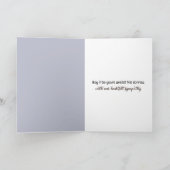 Carte Sympathy Lake Dock with Canada Geese (Intérieur)