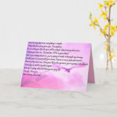 Carte Sympathy_ le plus profond (Fleur jaune)