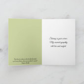 Carte Sympathy Lily du Bouquet de la Vallée (Intérieur)