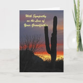 Carte Sympathy Loss (Devant)