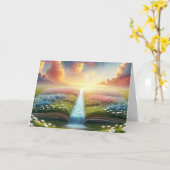 Carte Sympathy Meadow and Brook Book (Fleur jaune)