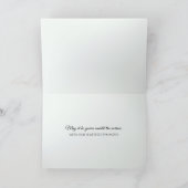 Carte Sympathy Monarch Butterfly On a Pencil (Intérieur)