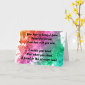 Carte Sympathy on the Loss of a Pet (Fleur jaune)