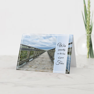 Carte Sympathy on the Loss of Your Father Card