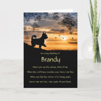 Sympathy Pet Yorkshire Terrier Nom personnalisé