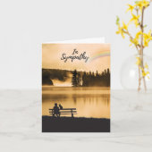 Carte Sympathy pour animal - Sympathy Rainbow Cat (Fleur jaune)