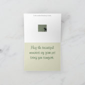 Carte Sympathy pour animaux - Chat (Intérieur)