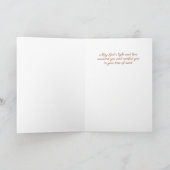 Carte Sympathy Prayer Open Hands to God with Cross (Intérieur)