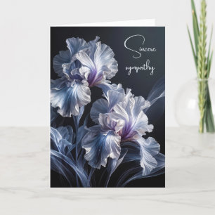 Carte Sympathy Purple Iris