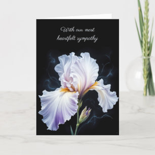 Carte Sympathy Purple Iris