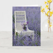 Carte Sympathy Purple Russian (Fleur jaune)