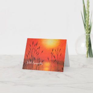 Carte Sympathy Sunset Calme