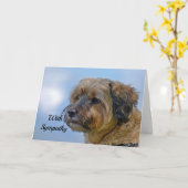 Carte Sympathy Terrier (Fleur jaune)