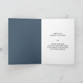 Carte Symphonie florale intemporelle en bleu Ses Vows Ma (Intérieur)