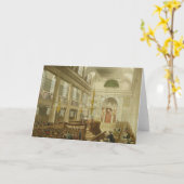 Carte Synagogue, ducs Place, Houndsditch, d'Ackerman (Fleur jaune)