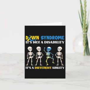 Carte Syndrome de Down Ce n'est pas un handicap C'est un