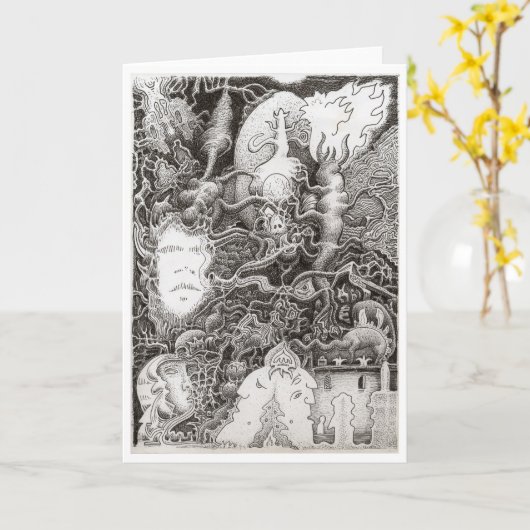 Carte Syndrome de Mindsucker, par Brian Benson (Fleur jaune)