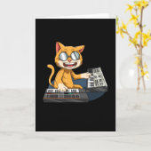 Carte Synthétiseur Cat Lecture Du Synthétiseur Analogiqu (Fleur jaune)