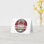 Carte Syrie Canadian Canada Arbre Drapeau (Fleur jaune)