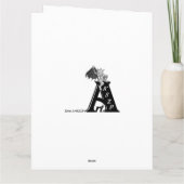 Carte Syringa, Arbre à fleurs blanc Lilac (Dos)