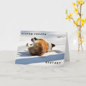 Carte Système congelé, reprise ! ! (Fleur jaune)
