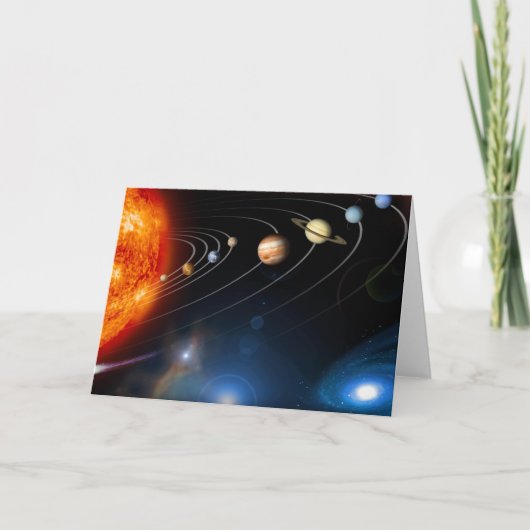 Carte "Système solaire " (Devant)