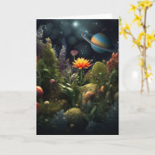 Carte système solaire (Fleur jaune)