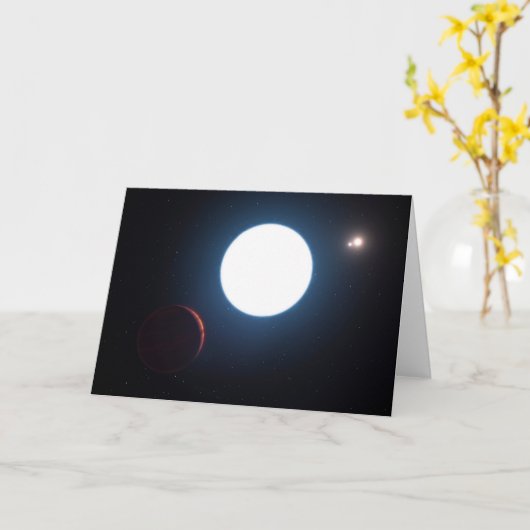 Carte Système Triple Étoiles Hd 131399 (Fleur jaune)