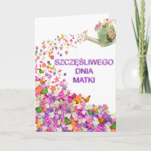 Carte Szczęśliwego Dnia Matki-Carte de fête des mères po