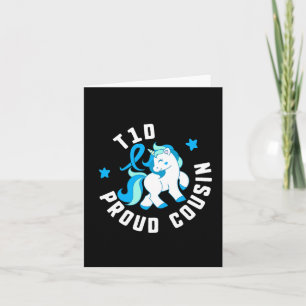 Carte T1d Fière Cousine Diabète T1 Sensibilisation Cute 