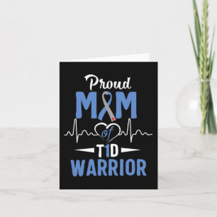 Carte T1D Proud Maman Diabète Aware Type 1 Insuline Pa