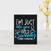 Carte T1D Sensibilisation des enfants au diabète (Fleur jaune)