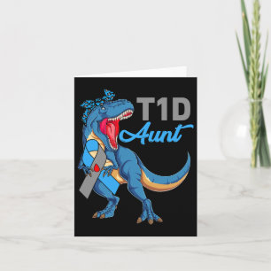 Carte T1d Tante Type 1 Mois de sensibilisation au diabèt