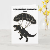Carte T-rex (Fleur jaune)