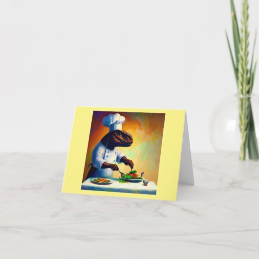 Carte T Rex Chef (Devant)