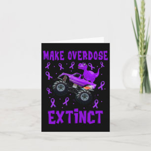 Carte T Rex Dinosaur Monster Truck Faire Extinction de s
