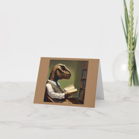Carte T Rex Lecture (Devant)