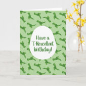 Carte T-Rex Origami (Fleur jaune)