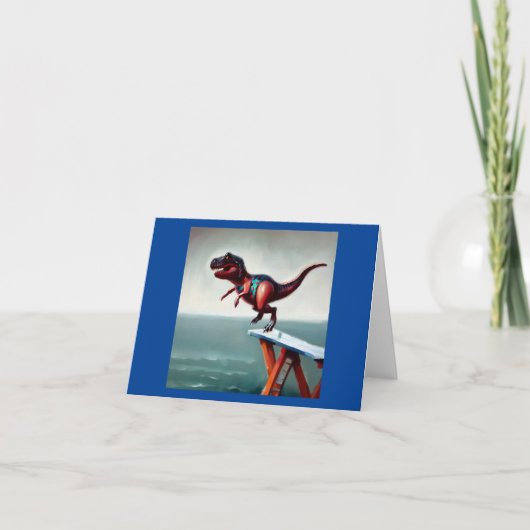 Carte T Rex plongée (Devant)