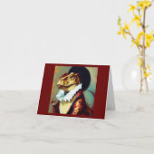Carte T Rex Shakespeare (Fleur jaune)