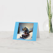 Carte T Rex Snowmobile (Devant)