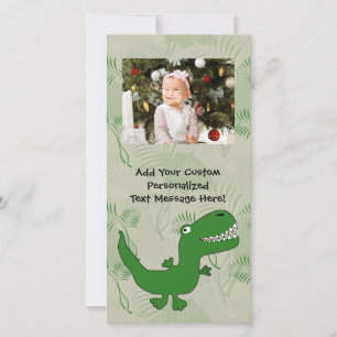 Carte T-Rex Tyrannosaurus Rex Dinosaur Cartoon Enfants G