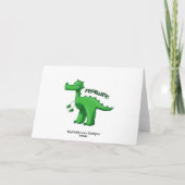 Carte T-Rex vert (Dos)
